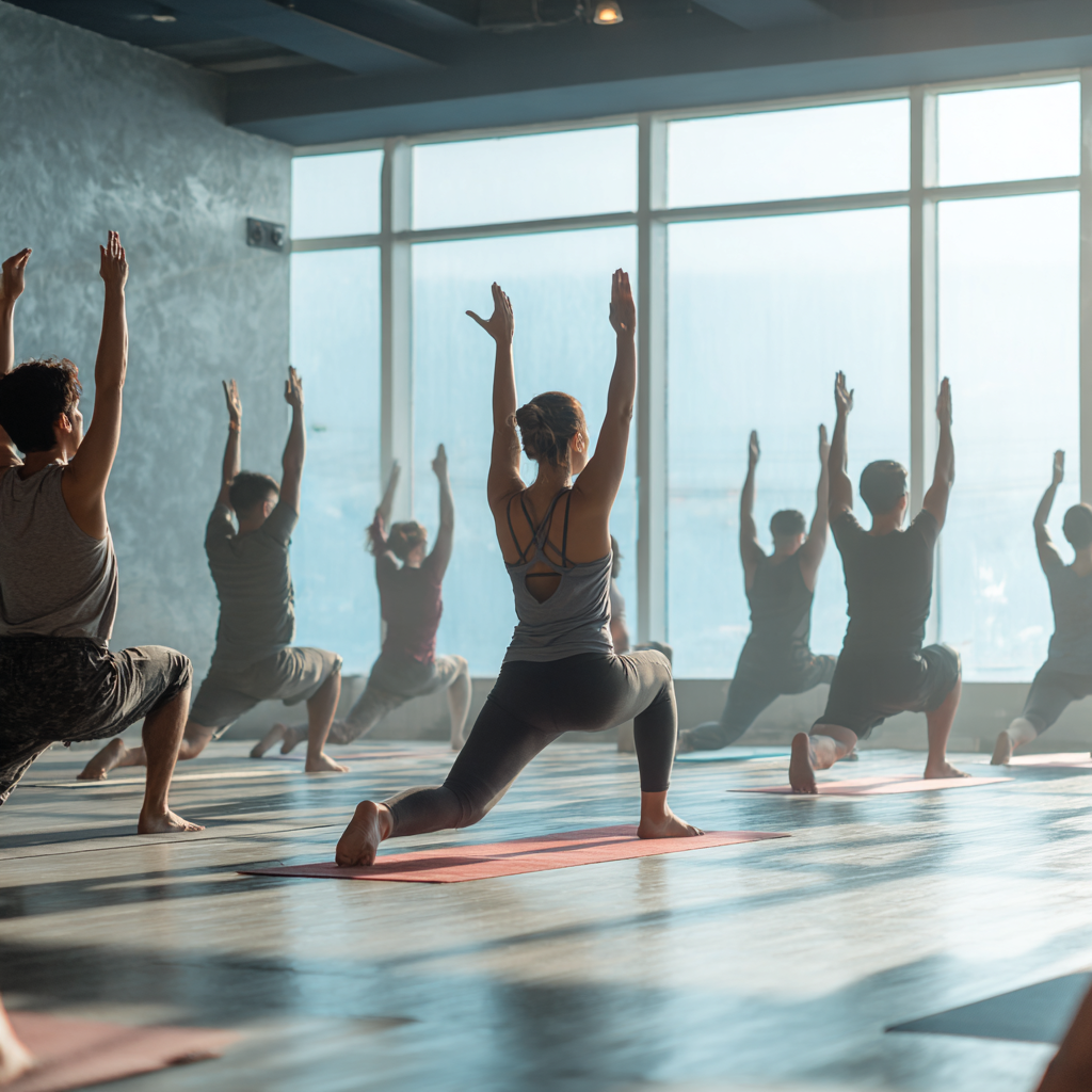 Yoga am Morgen